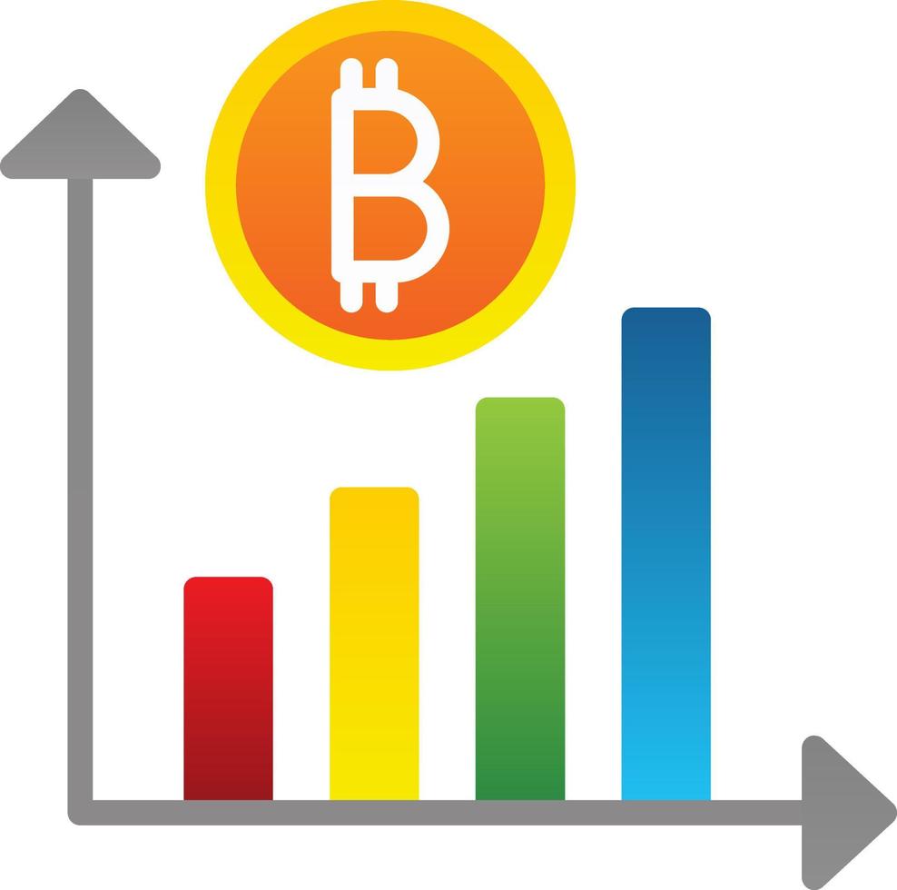 Cryptocurrency Investment Vector Icon Design