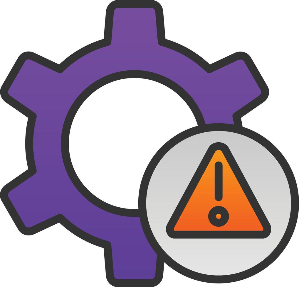 Risk Management Vector Icon Design