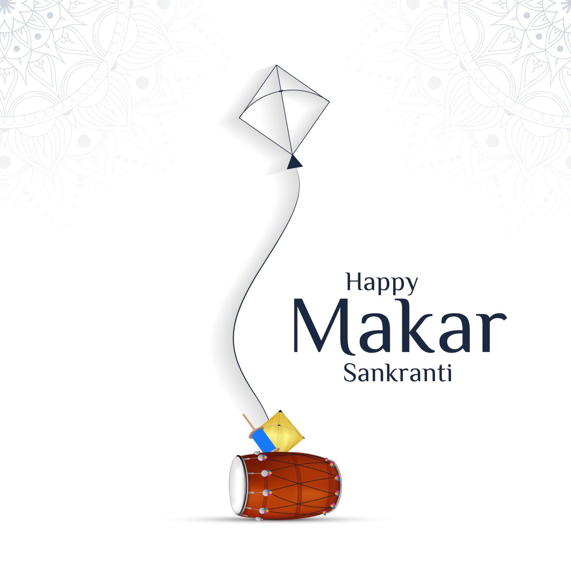 Happy Makar Sankranti Social Media Post 16421778 Vector Art at Vecteezy