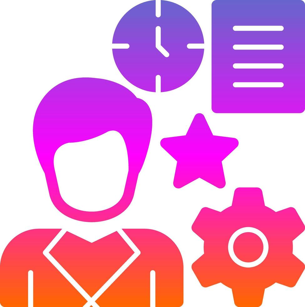 Product Manager Vector Icon Design