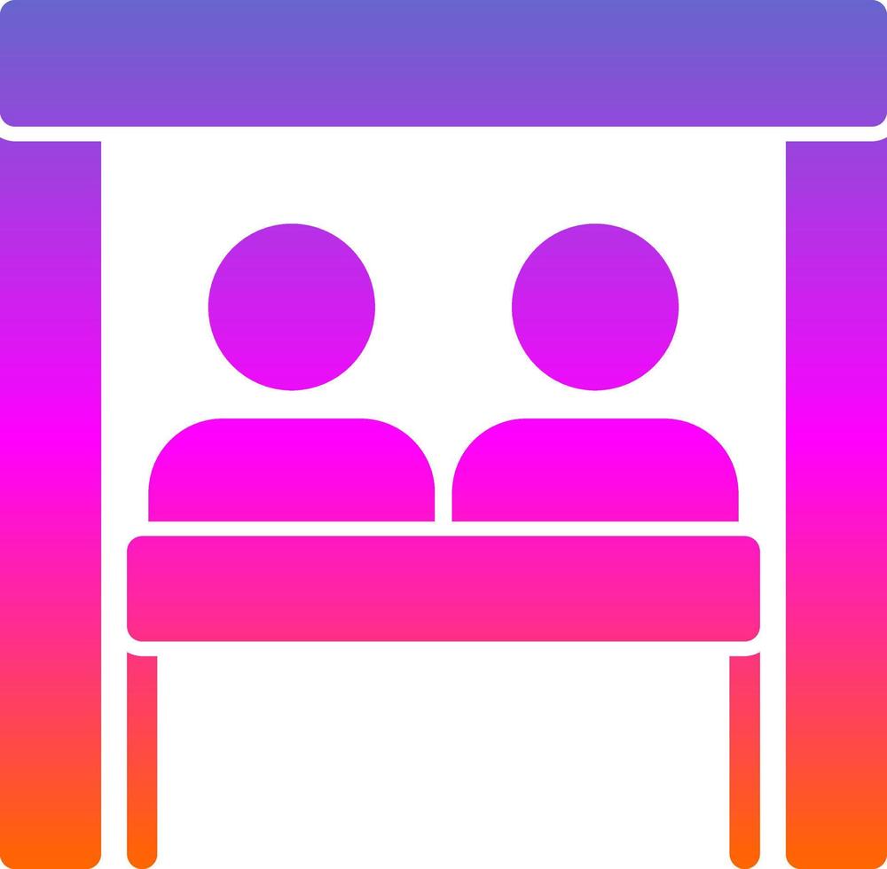 Virtual Team Room Vector Icon Design