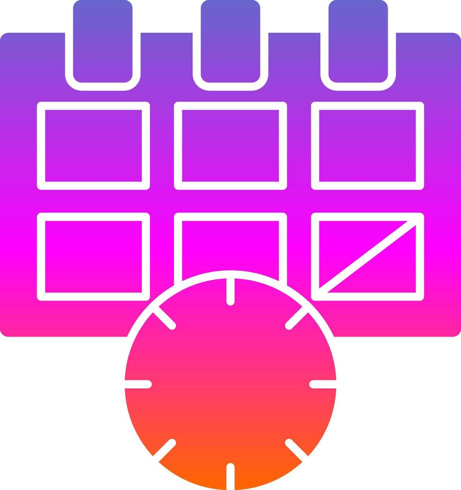 diseño de icono de vector de fecha límite