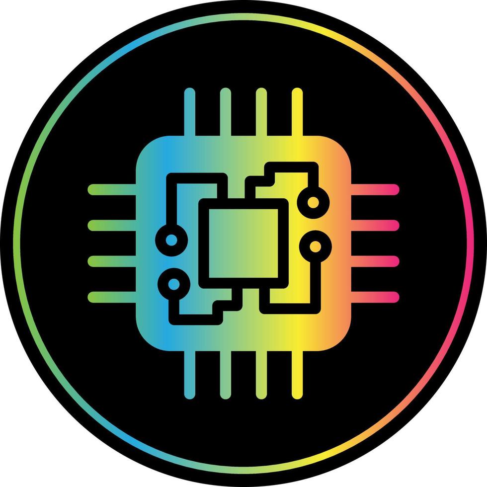 Processor Vector Icon Design