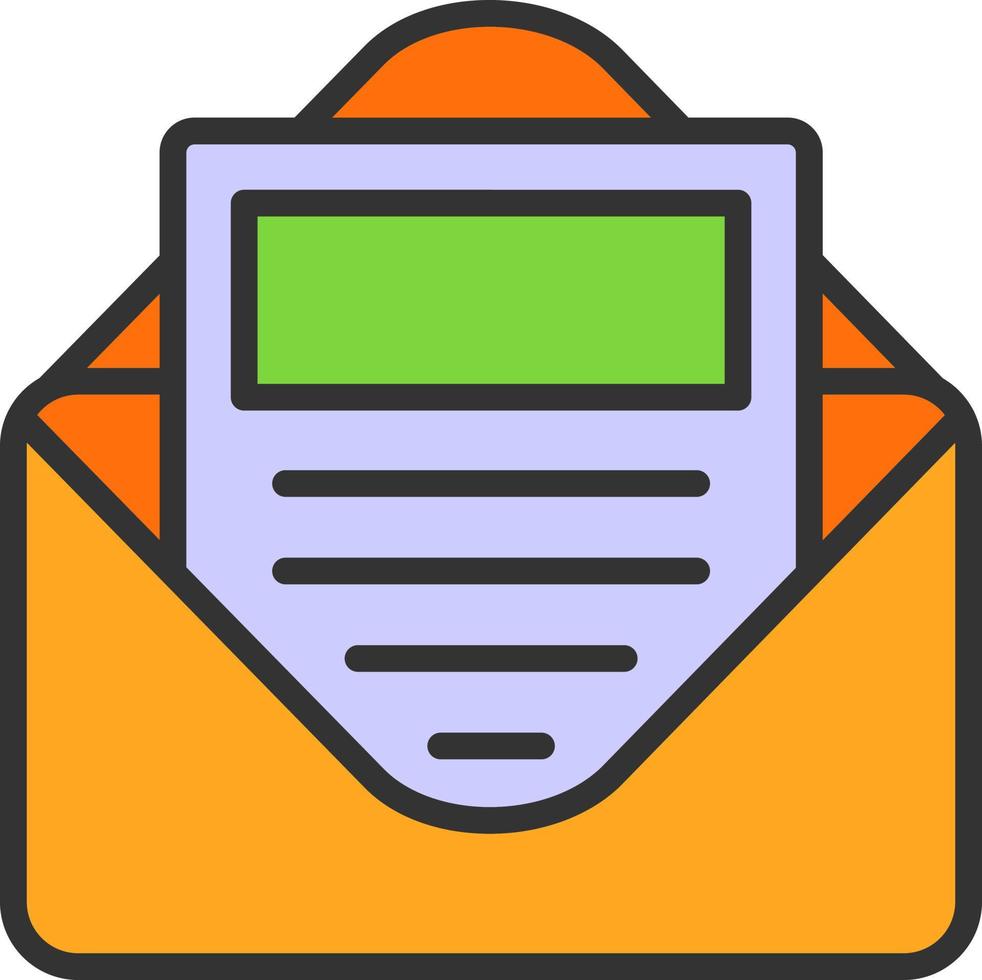 E Newsletter Vector Icon Design