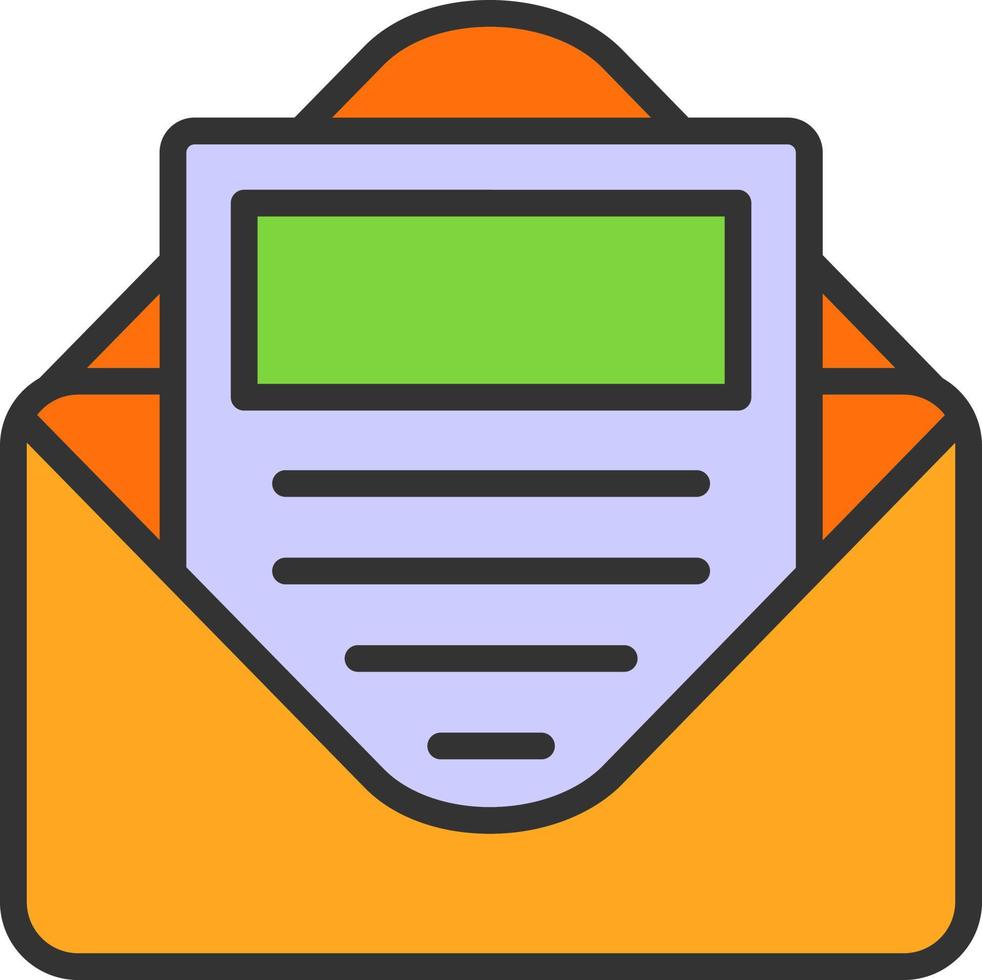 E Newsletter Vector Icon Design