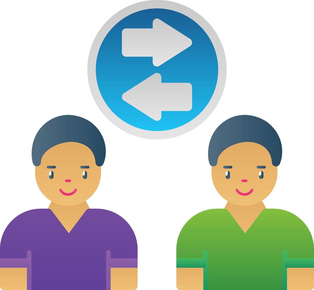 Employee Turnover Vector Icon Design