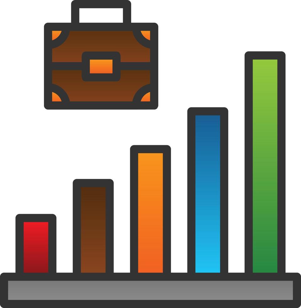 Career Growth Vector Icon Design