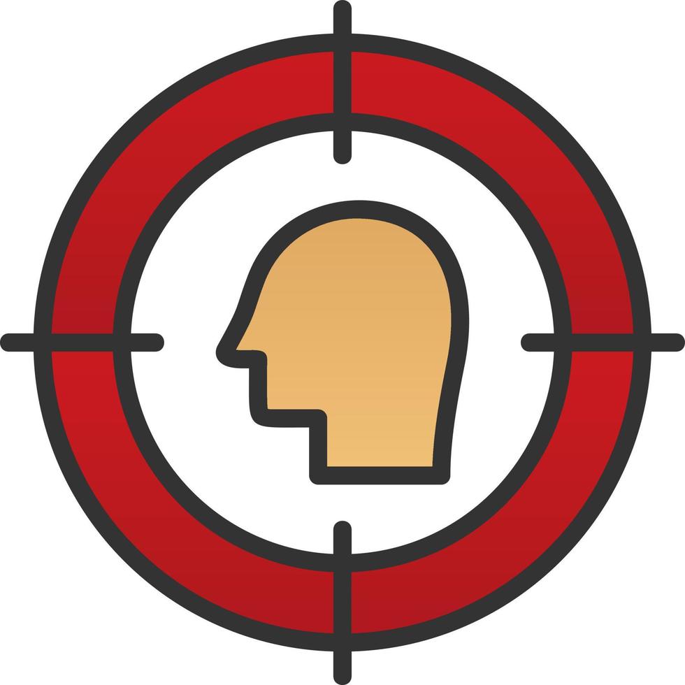 Head Hunting Vector Icon Design