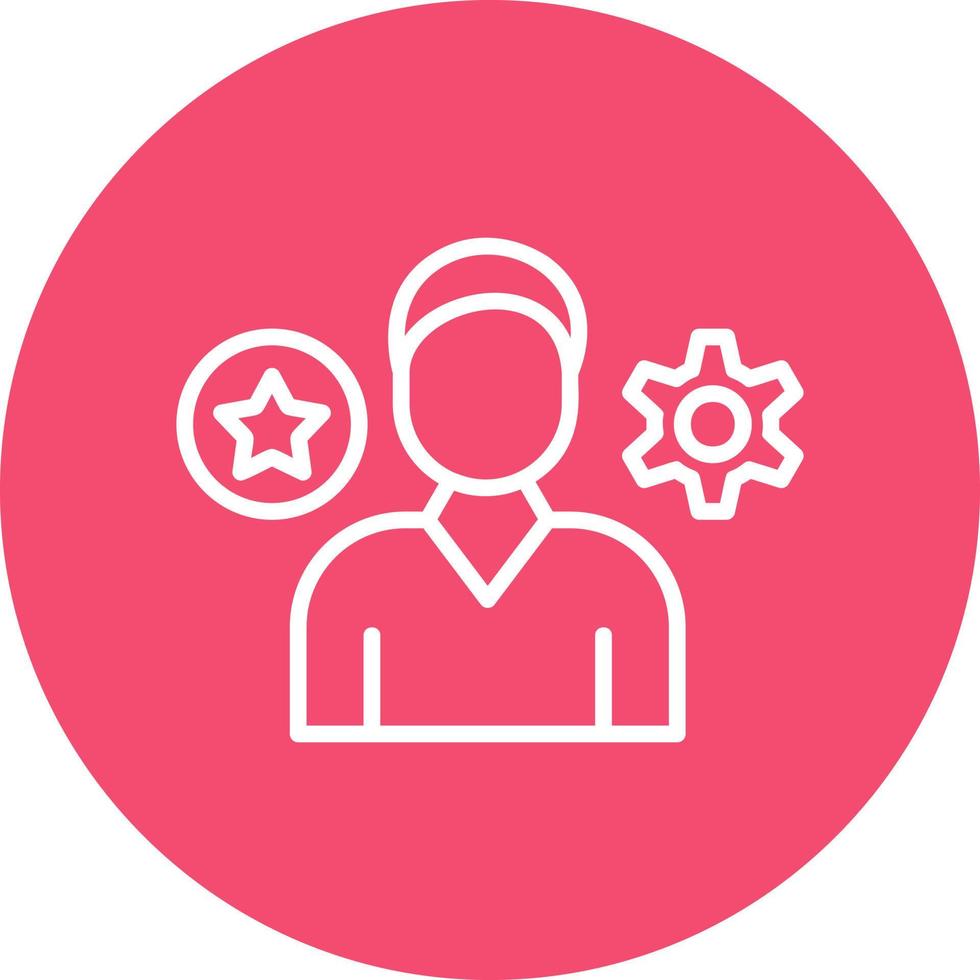 Employee Skills Vector Icon Design