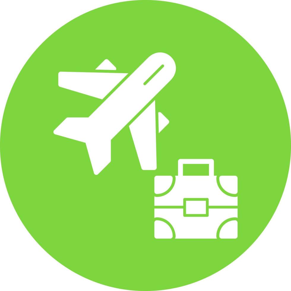 Business Trip Vector Icon Design