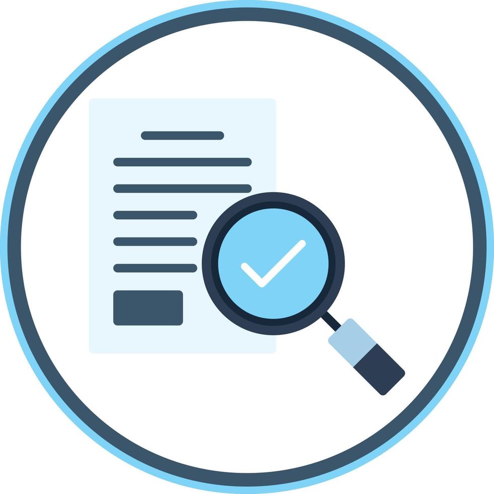 Audit Staff Vector Icon Design