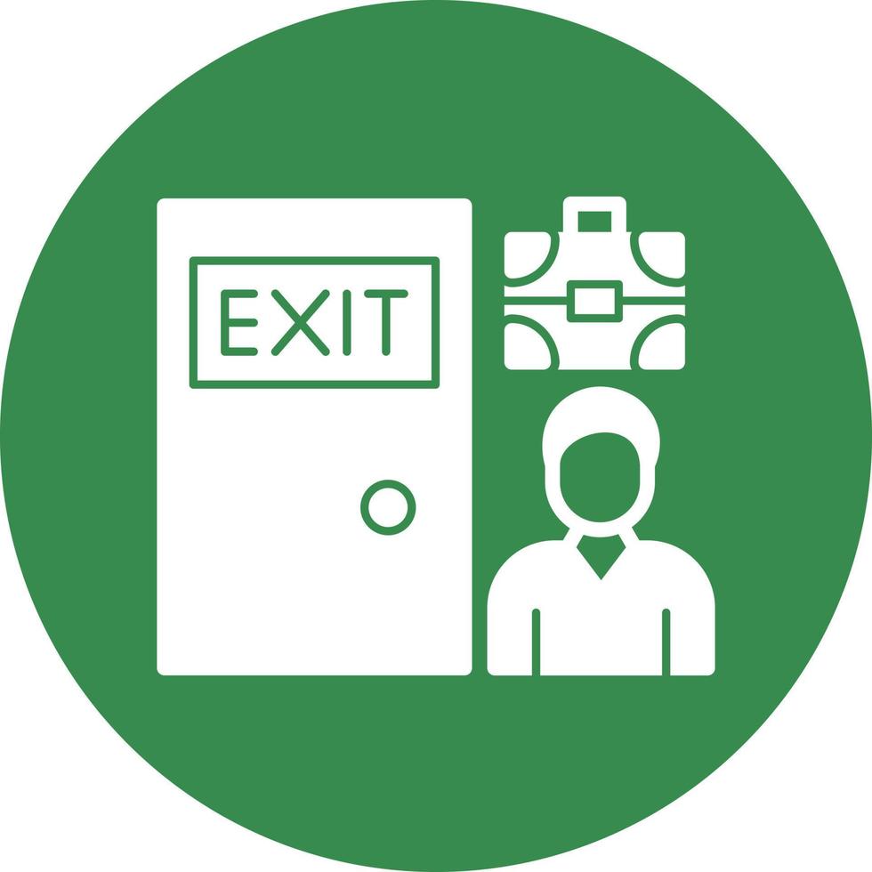 Exit Interview Vector Icon Design