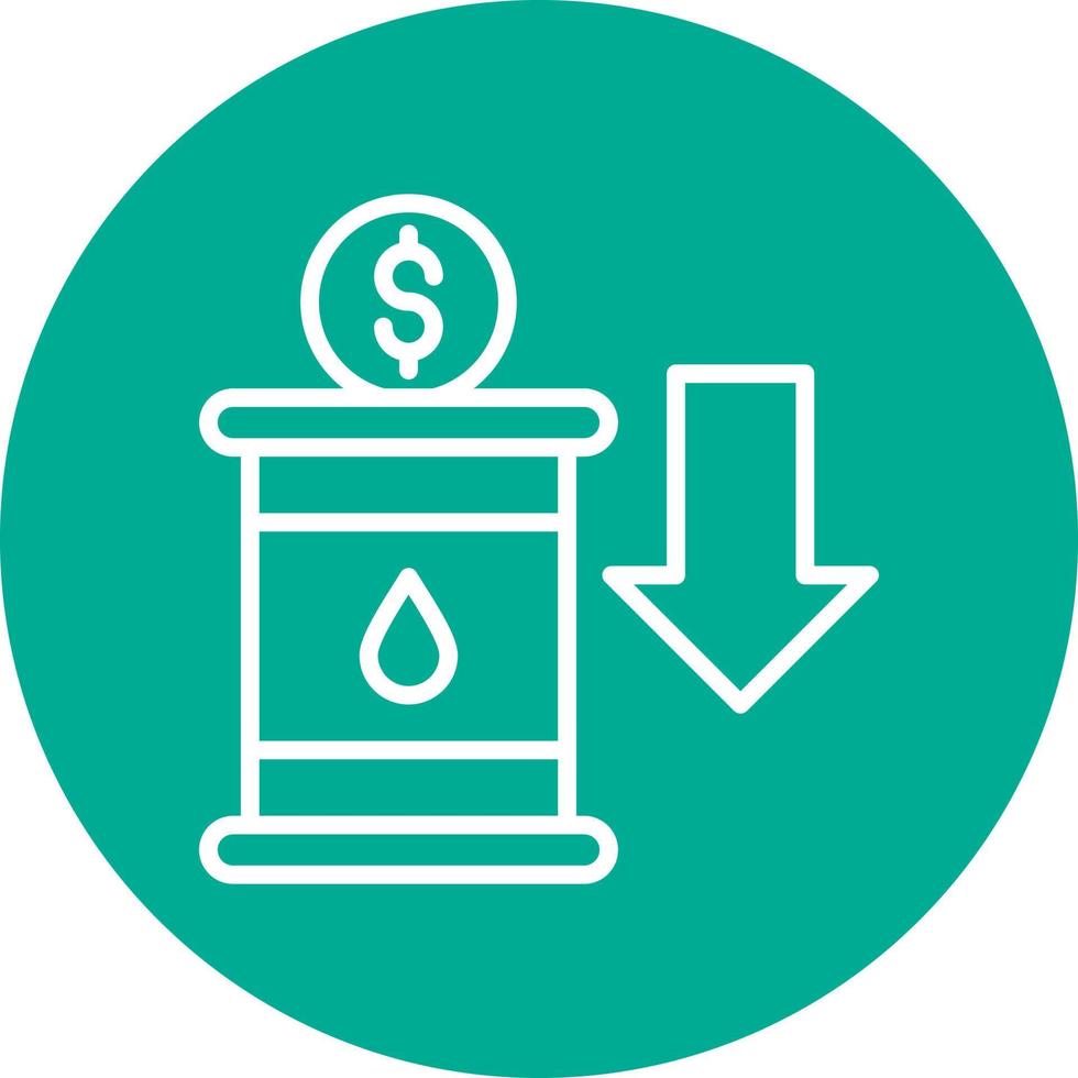 Oil Investing Vector Icon Design