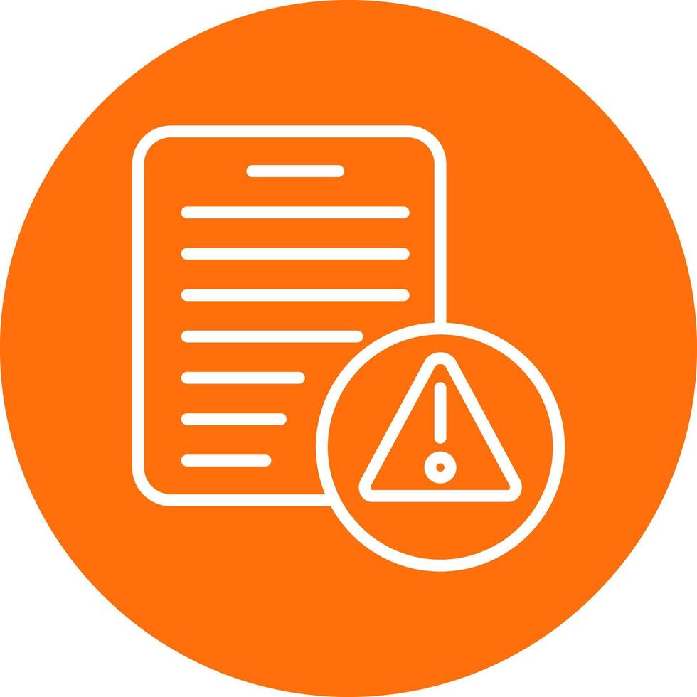 Risk Vector Icon Design