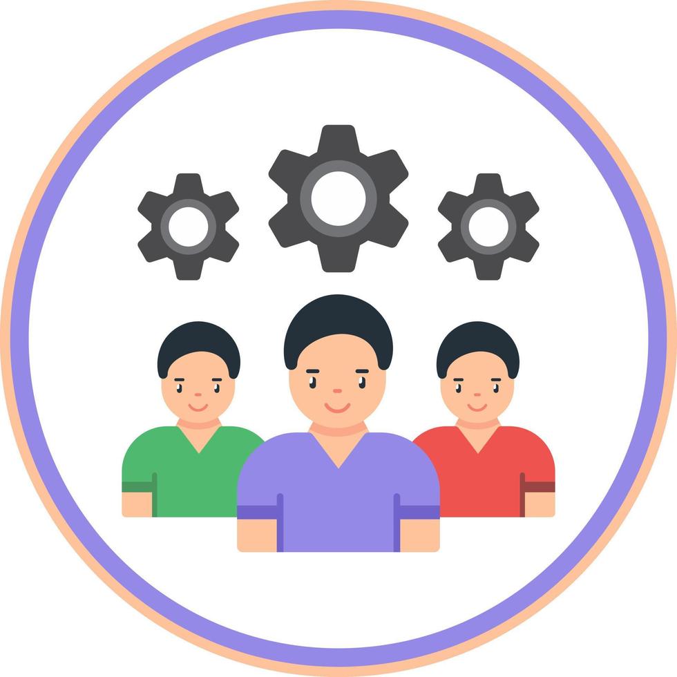 Hr Planning Vector Icon Design