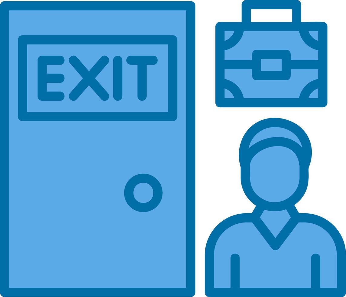 Exit Interview Vector Icon Design