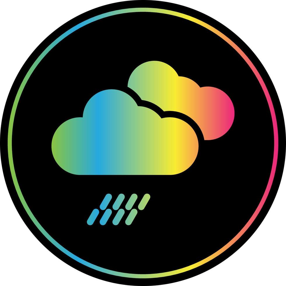 Rain Vector Icon Design