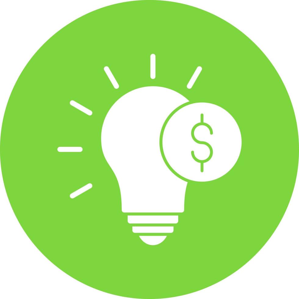 Investment Idea Vector Icon Design