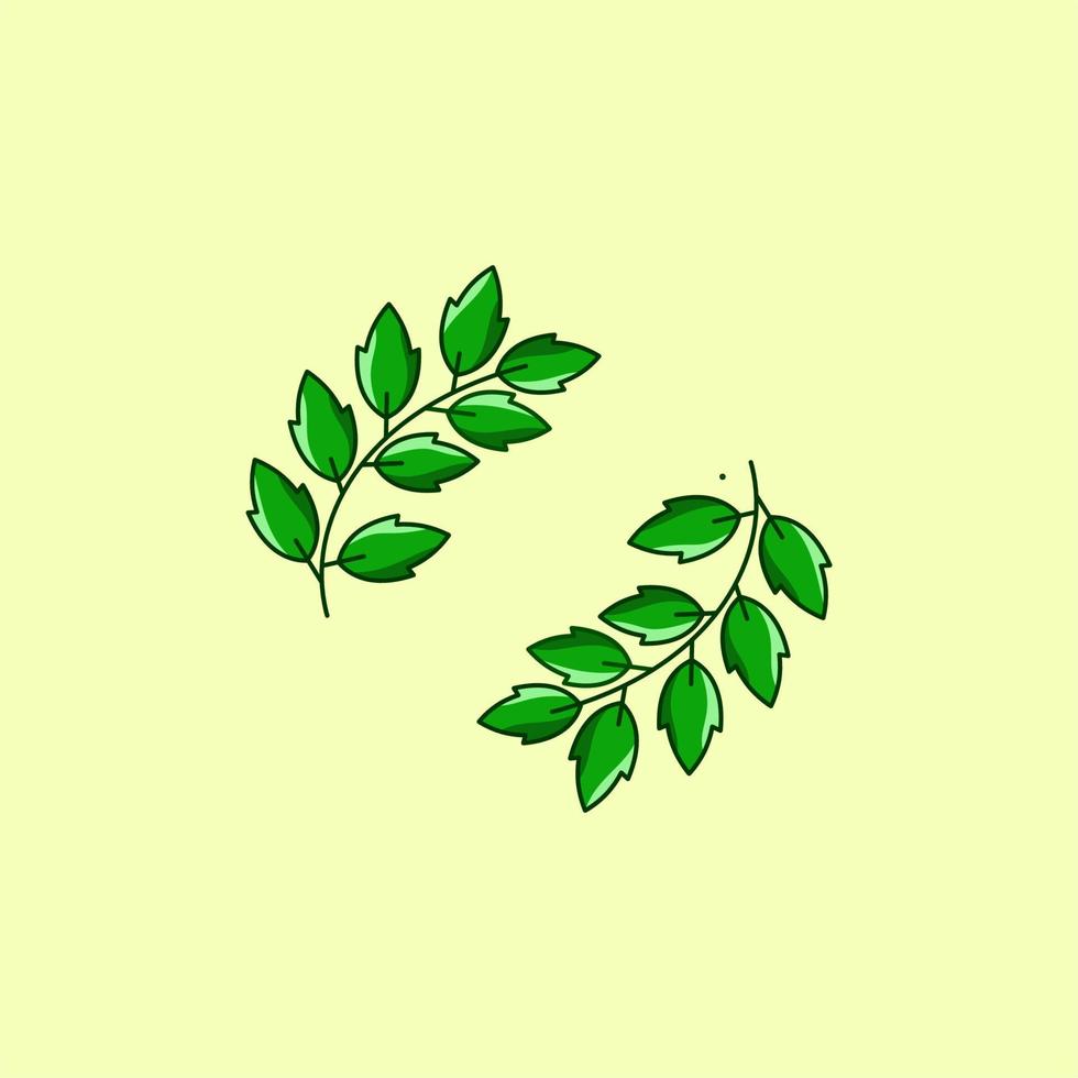 Leaf Ornament Deisgn vector