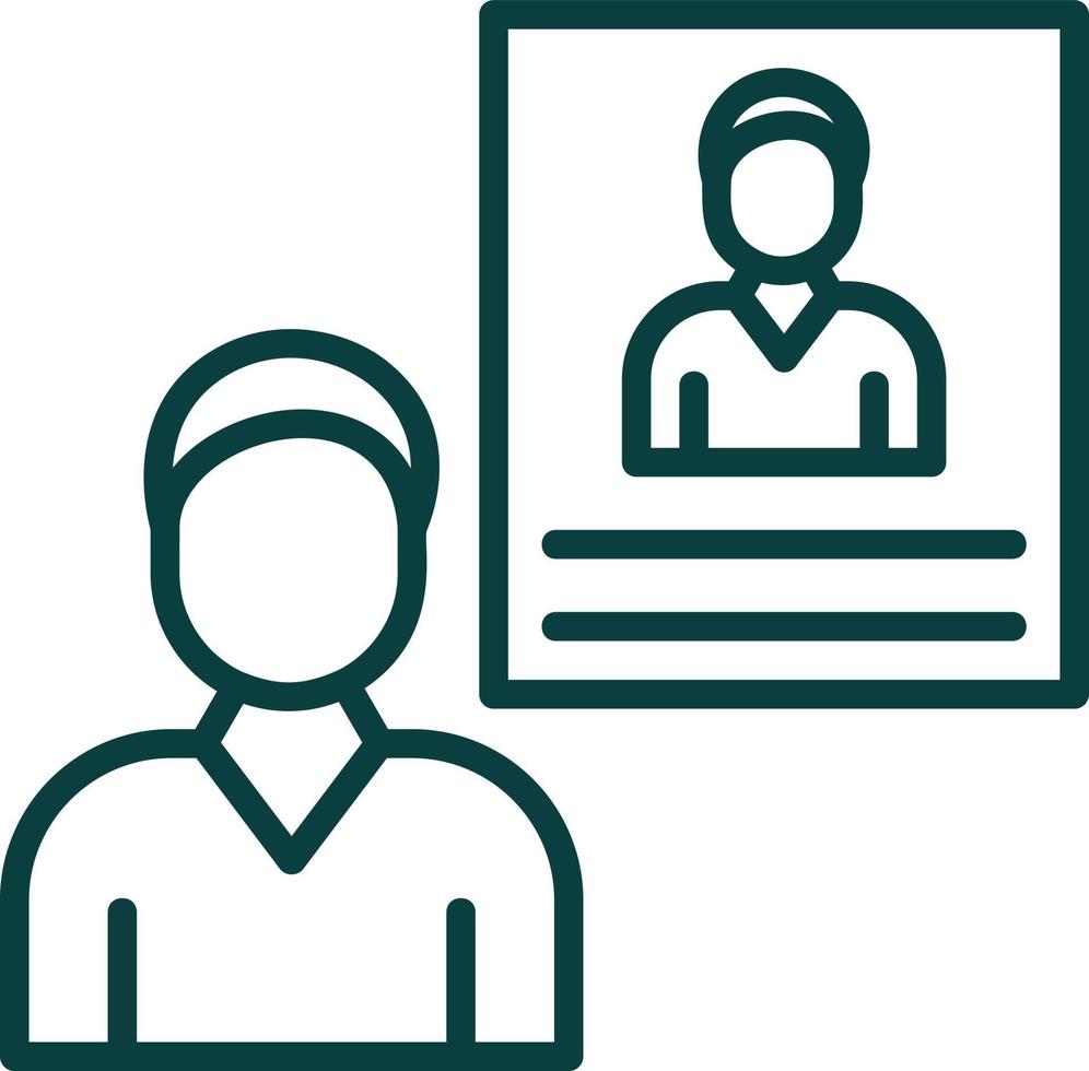 Intern Vector Icon Design