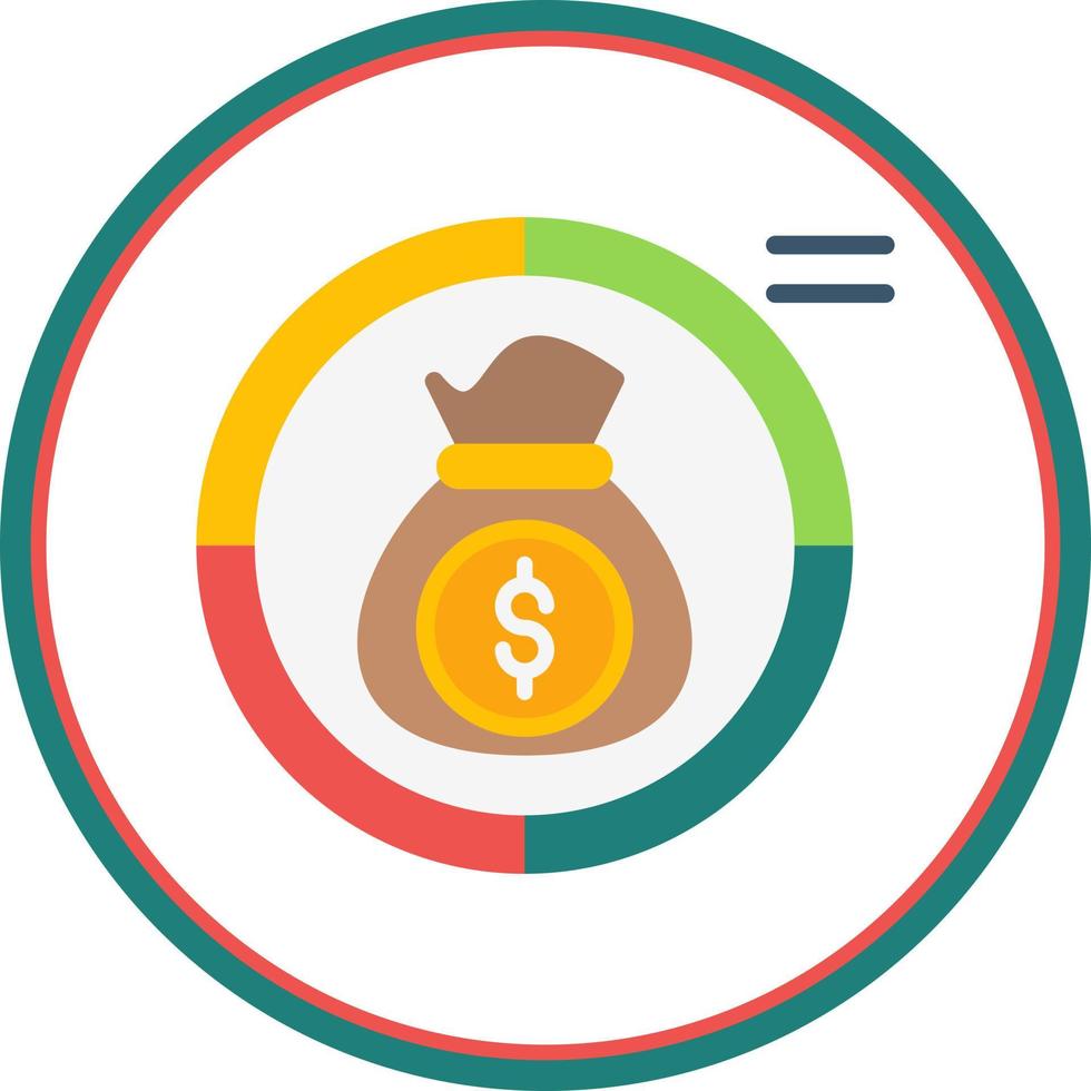 Asset Allocation Vector Icon Design