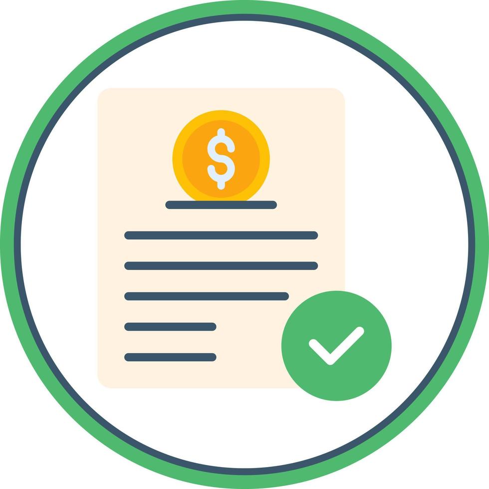 Investment Agreement Vector Icon Design