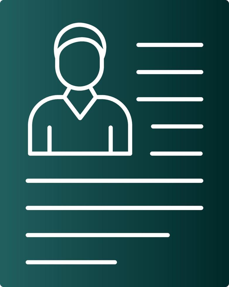 Cv Vector Icon Design