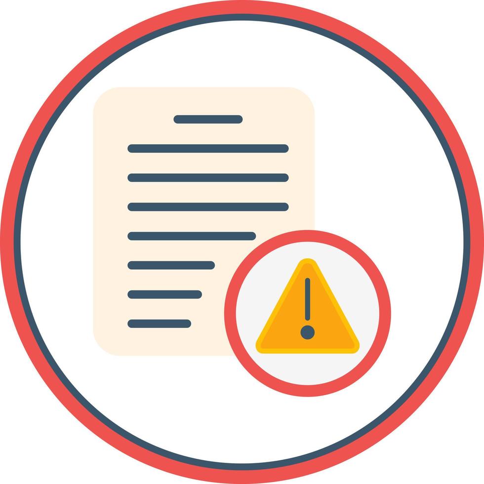 Risk Vector Icon Design