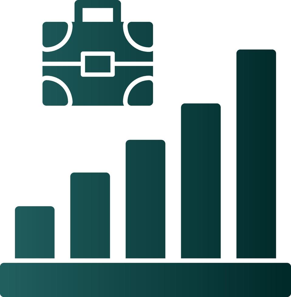Career Growth Vector Icon Design