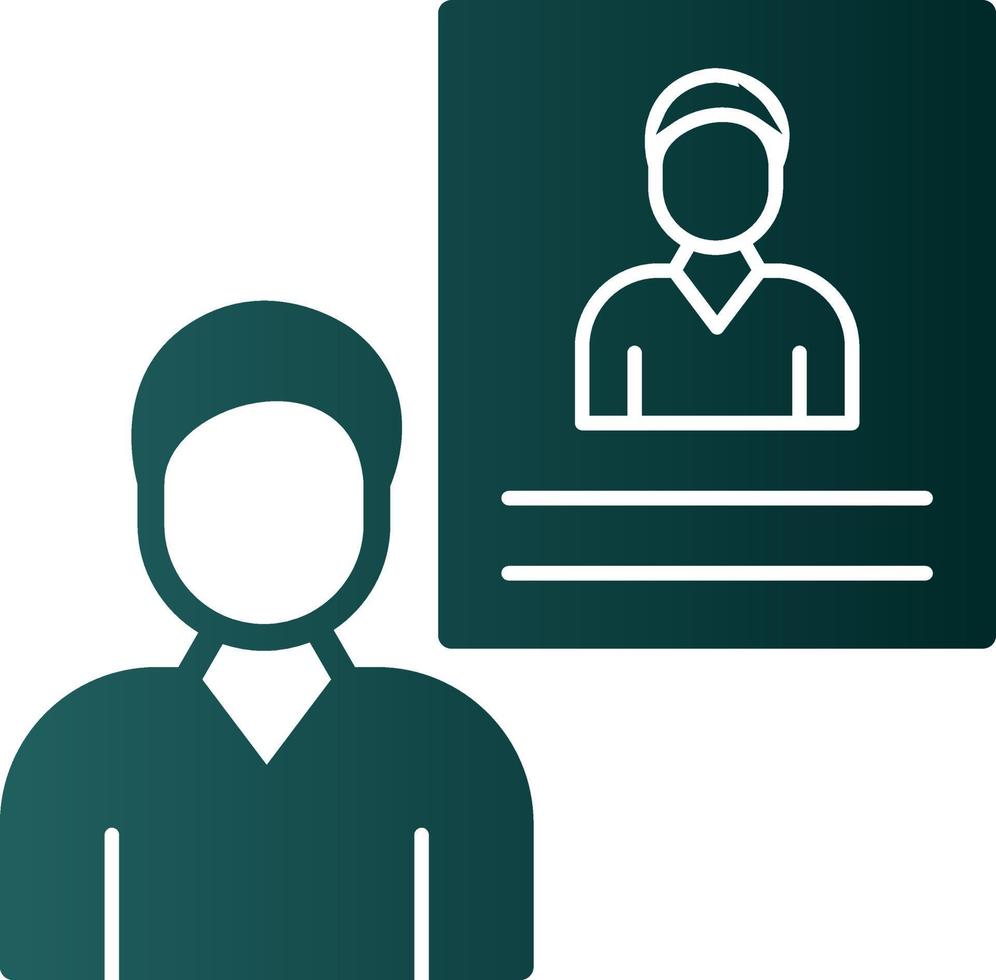 Intern Vector Icon Design