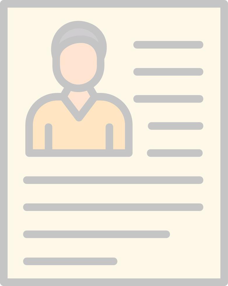 Cv Vector Icon Design