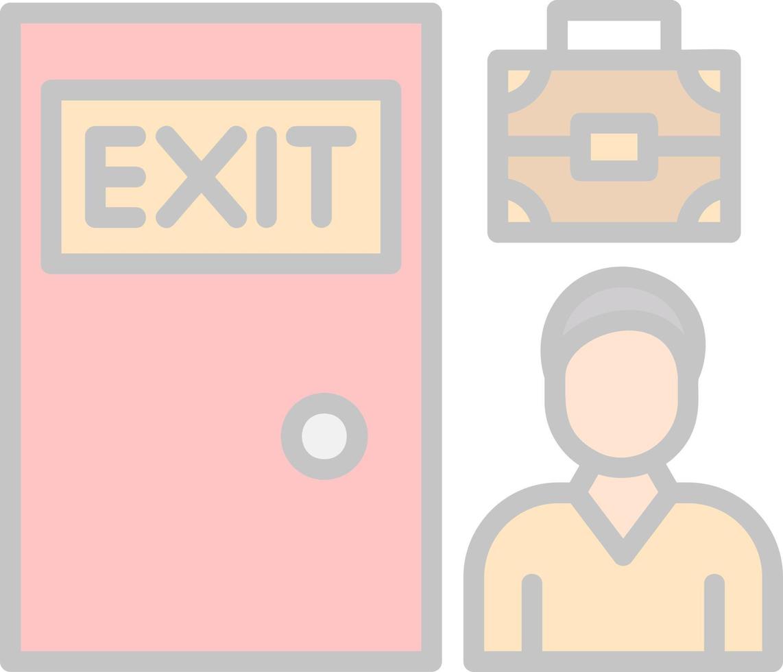 Exit Interview Vector Icon Design