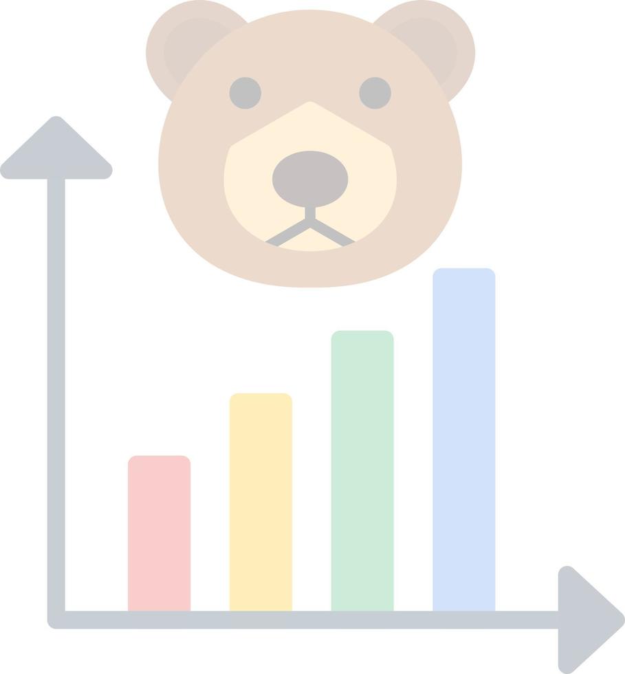 Bear Market Vector Icon Design