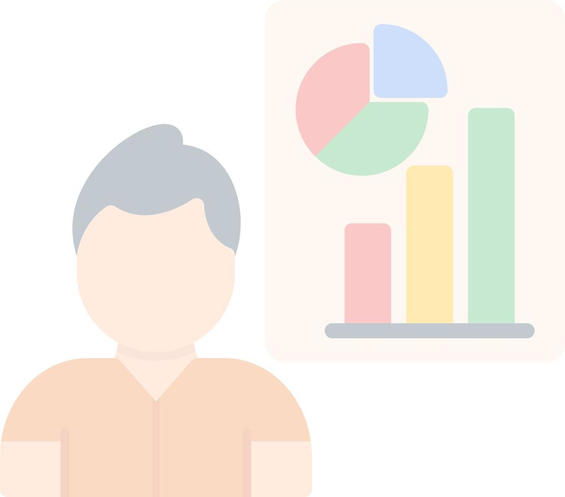 Analyst Vector Icon Design