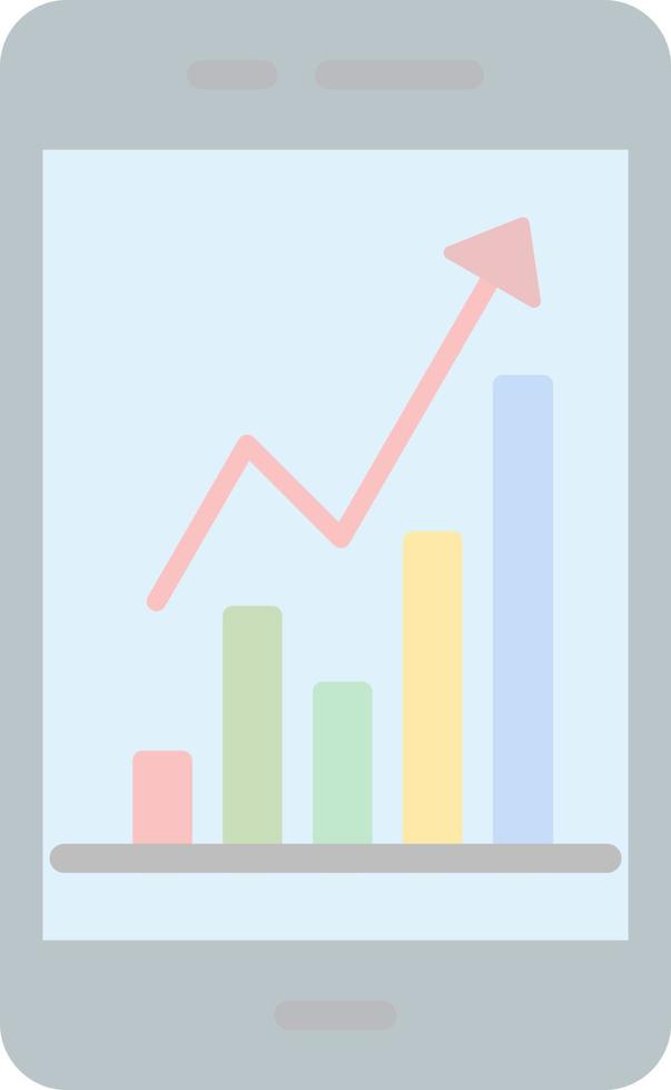 Mobile Trading Vector Icon Design