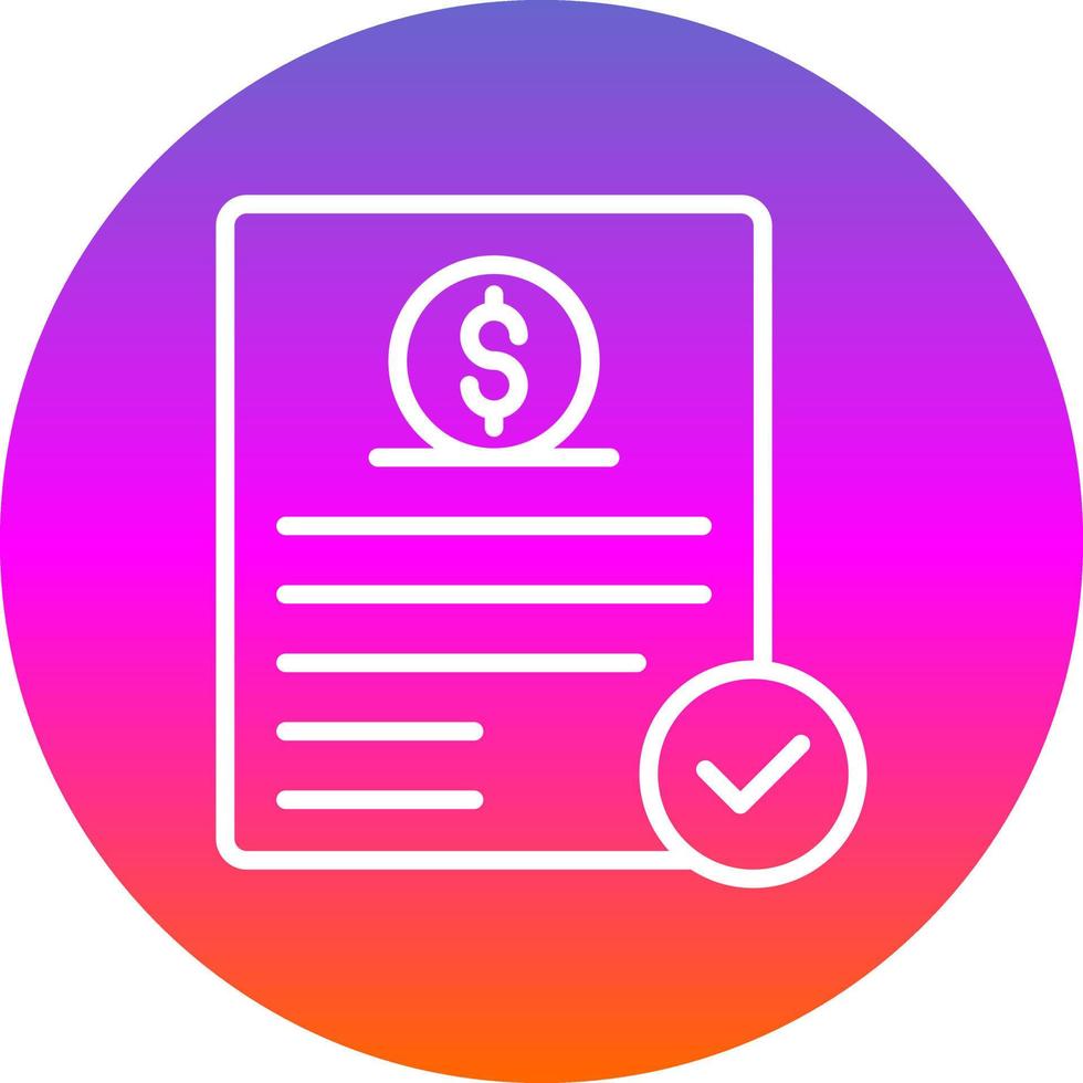 Investment Agreement Vector Icon Design