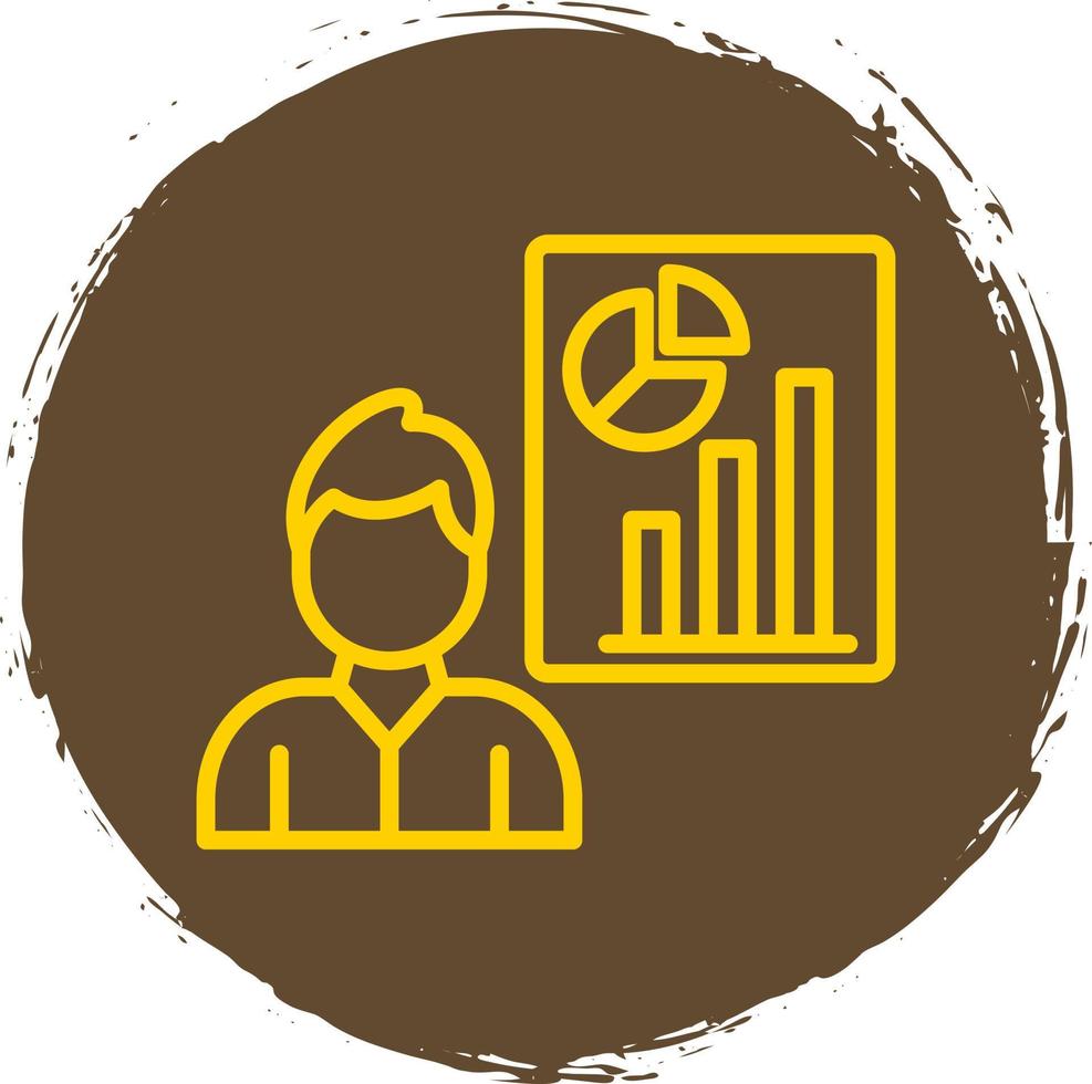 Analyst Vector Icon Design