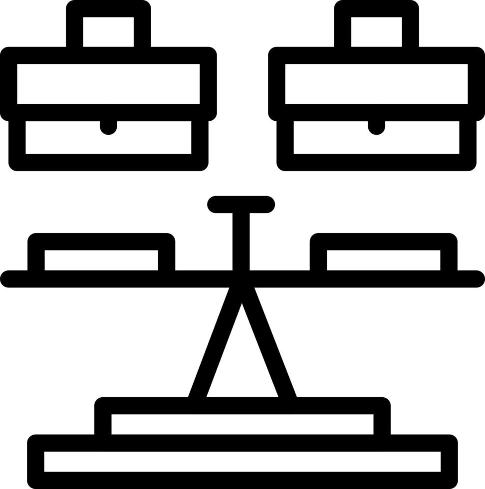 Counterbalance Vector Icon Design