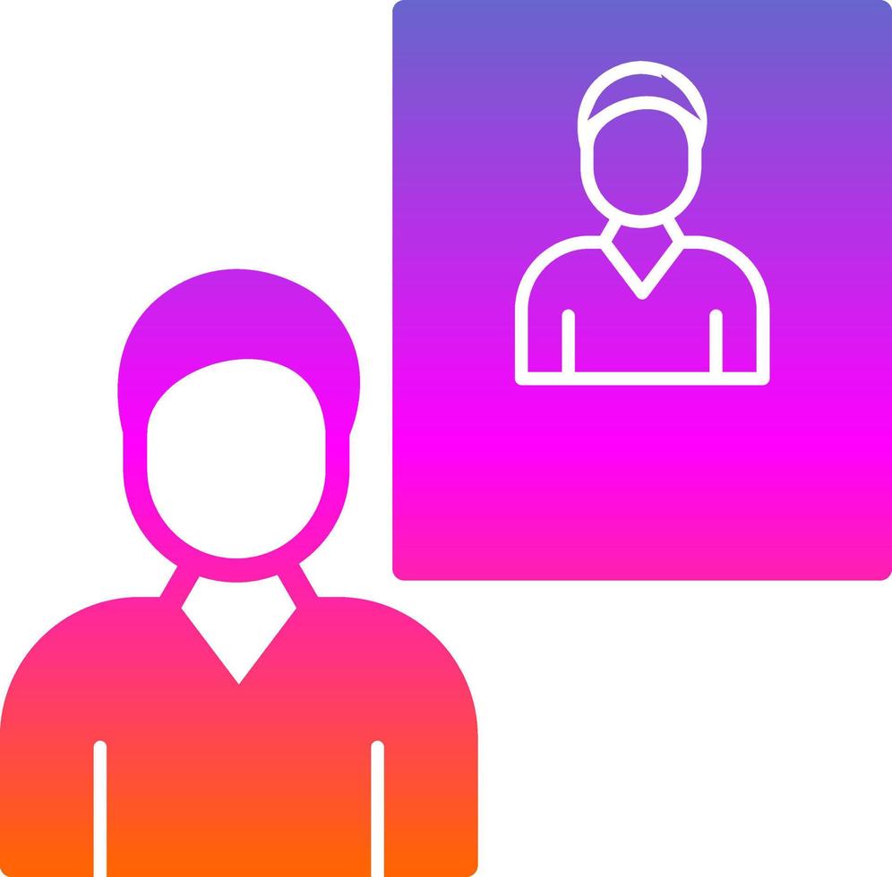 Intern Vector Icon Design