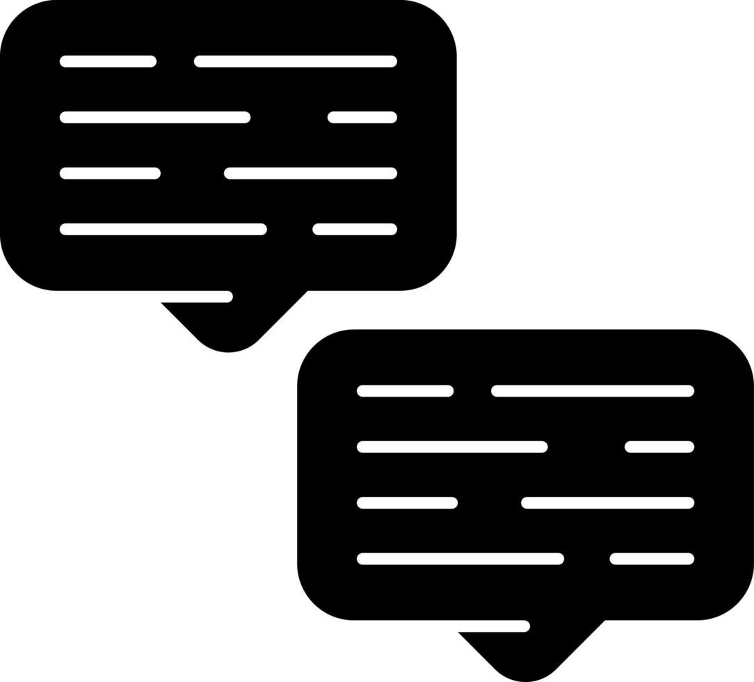 Conversation Vector Icon Design