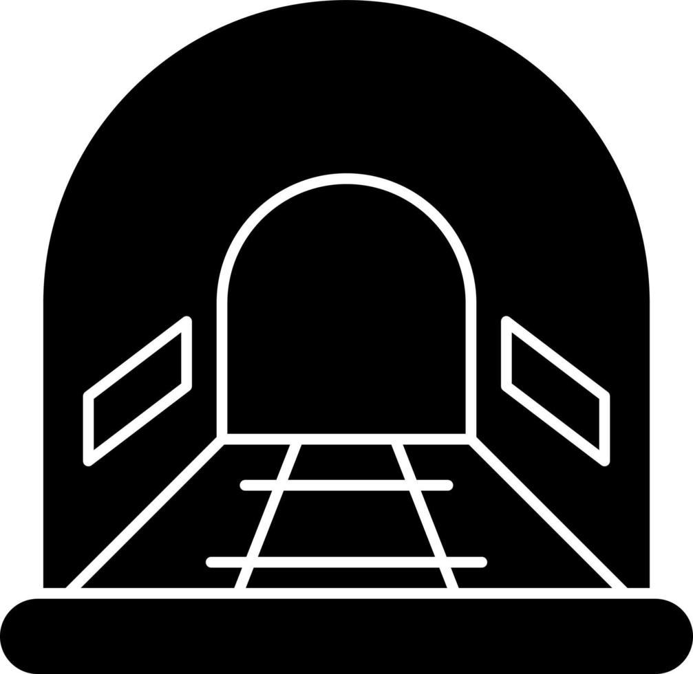 Tunnel Vector Icon Design