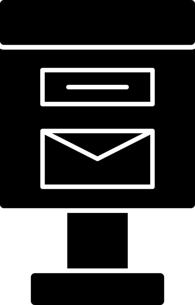 Postbox Vector Icon Design