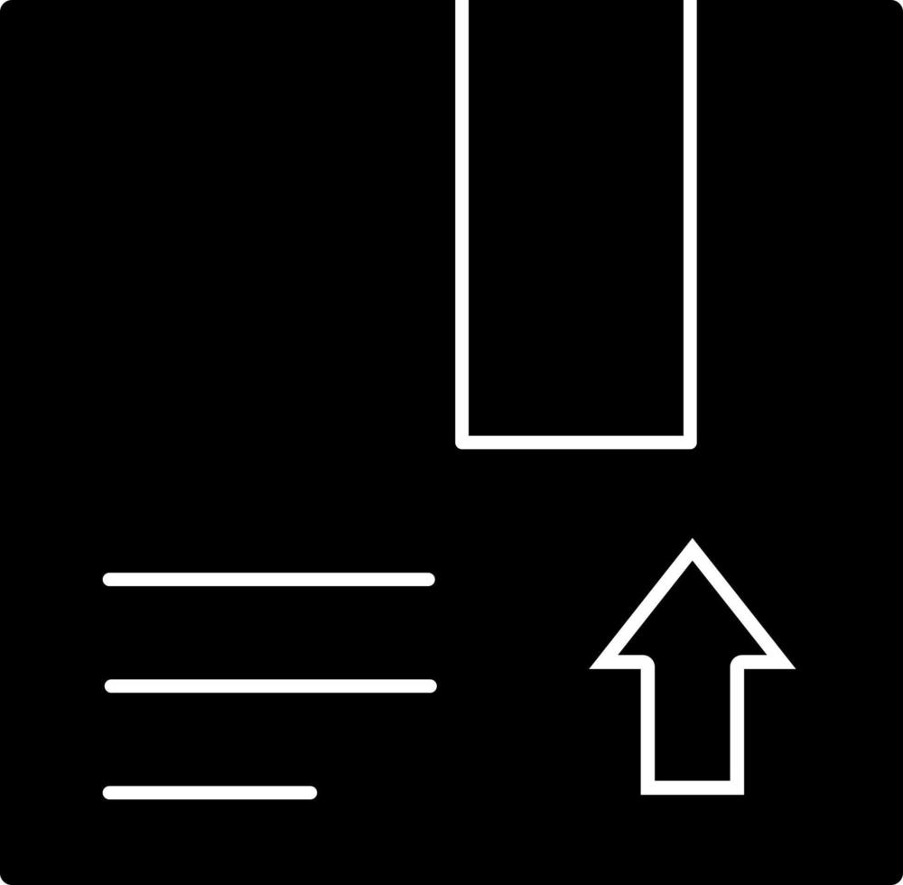 Delivery Box Vector Icon Design