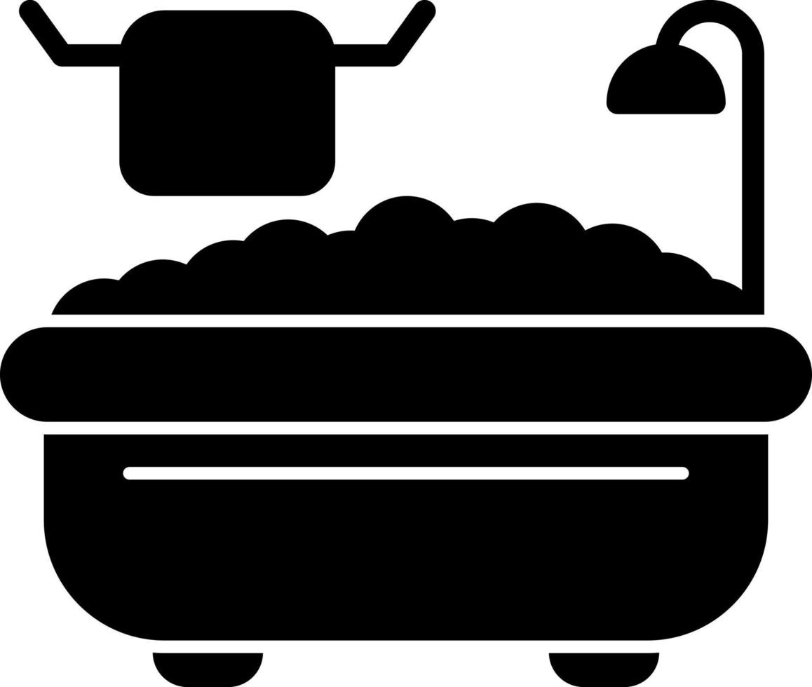 Bathtub Vector Icon Design