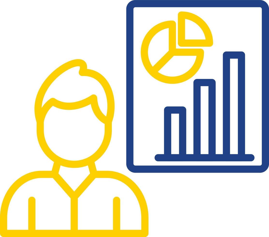 Analyst Vector Icon Design