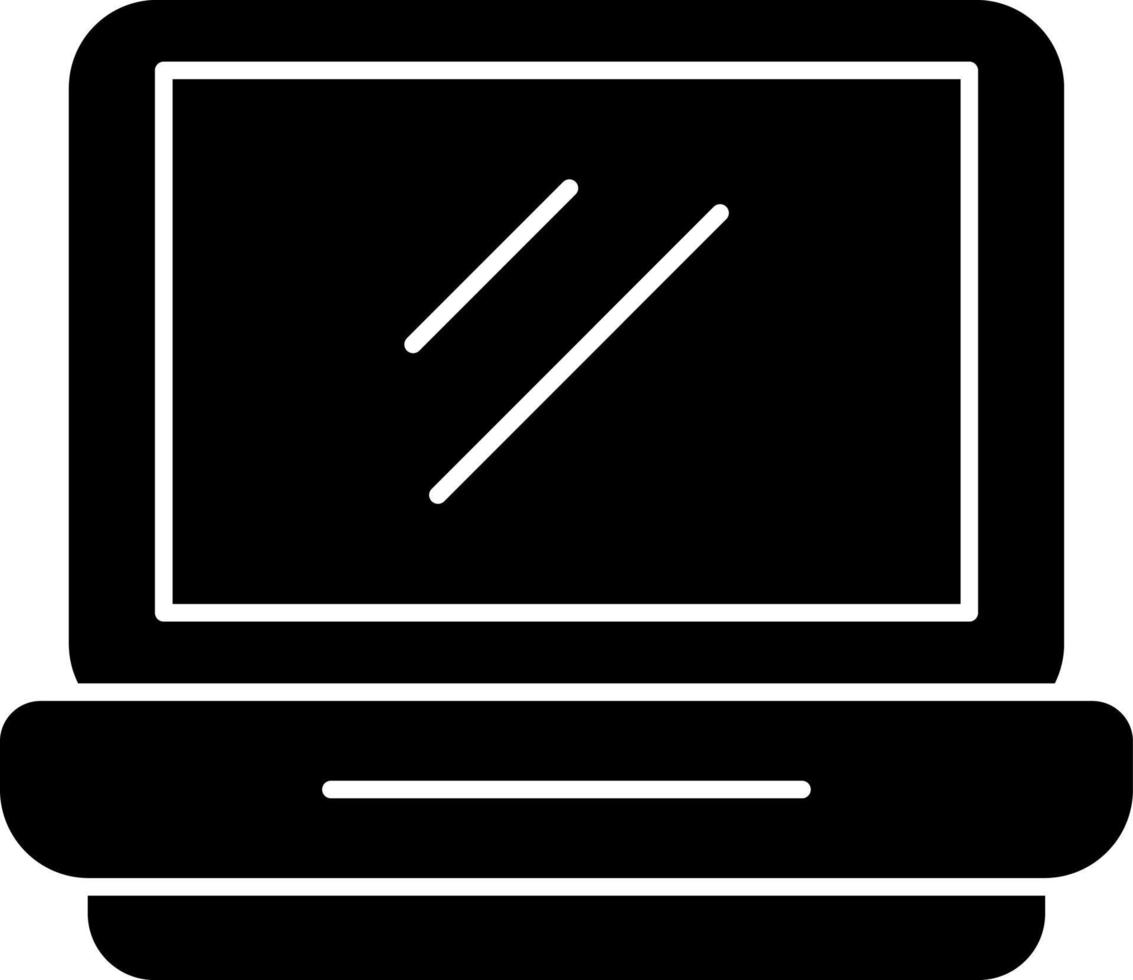 Laptop Vector Icon Design