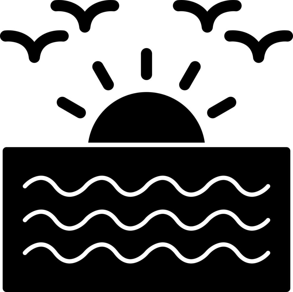 diseño de icono de vector de amanecer