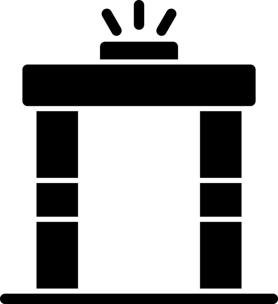 Metal Detector Vector Icon Design