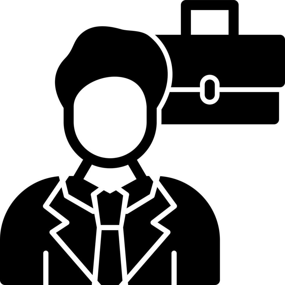 diseño de icono de vector de hombre de negocios