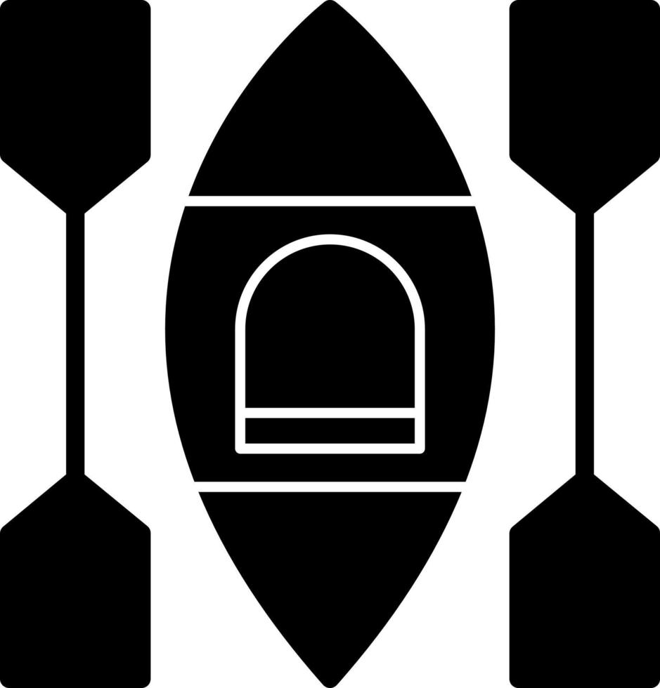 Kayak Vector Icon Design